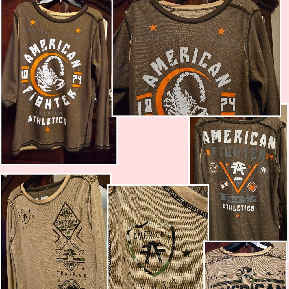 MEN'S Reversible American fighter.